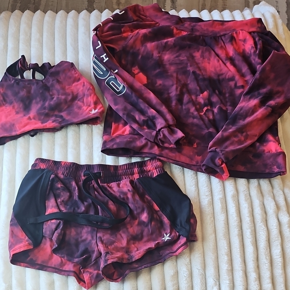 Vibrant Tie-Dye Activewear Set